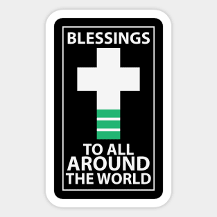 Blessings to All Sticker